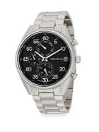 English Laundry Stainless Steel Chronograph Bracelet Watch
