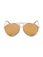 Chlo 61mm Aviator Sunglasses