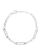 Chloe & Madison Rhodium-plated Sterling Silver & Crystal Bracelet