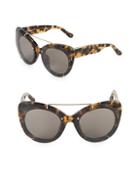 3.1 Phillip Lim 55mm Butterfly Sunglasses