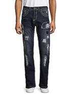 Affliction Contrast Distressed Jeans