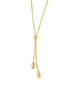 Saks Fifth Avenue 14k Yellow Gold Bead Necklace