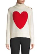 Kate Spade New York Broome Street Heart Turtleneck Sweater
