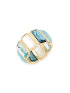 Ippolita Rock Candy Multi-stone And 18k Gold Band Ring