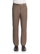 Calvin Klein Flat-front Trousers