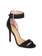 Halston Stiletto-heel Leather Sandals