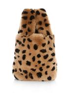 Pologeorgis Leopard-print Rabbit Fur Bag