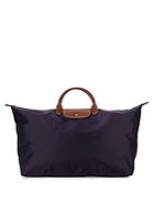 Longchamp Zippered Flap Handbag
