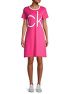 Calvin Klein Ck Logo T-shirt Dress
