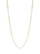 Belpearl 14k Yellow Gold & 5.5-6mm White Akoya Pearl Necklace