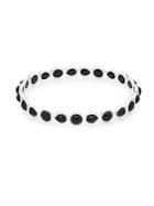 Ippolita Rock Candy Onyx And Sterling Silver All Around Bangle Bracelet