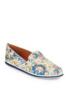 Rebecca Minkoff Sable Floral-print Canvas Flats