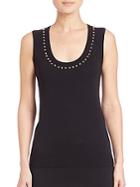 Givenchy Studded Stretch-wool Top