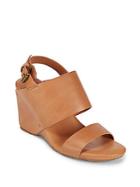 Gentle Souls Leather Wedge Sandals