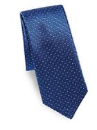 Saks Fifth Avenue Made In Italy Textured Dot Silk Tie