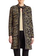 M Missoni Knit Tweed Coat