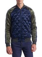 Madison Supply Stand Collar Quilted Jacket