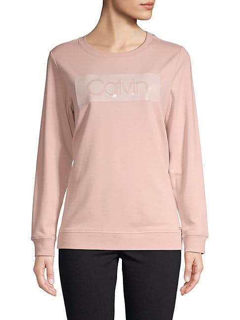 Calvin Klein Cotton-blend Logo Sweatshirt