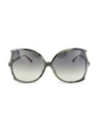 Linda Farrow 64mm Oversized Square Core Sunglasses