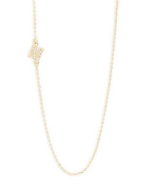 Baublebar Diamanda Alpha 14k Goldplated M-necklace