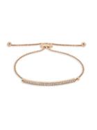 Saks Fifth Avenue 14k Rose Gold & Diamond Adjustable Chain Bracelet
