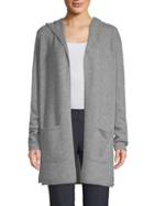 Cashmere Saks Fifth Avenue Cashmere Hooded Cardigan