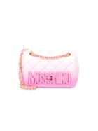 Moschino Mini Quilted Leather Crossbody Bag