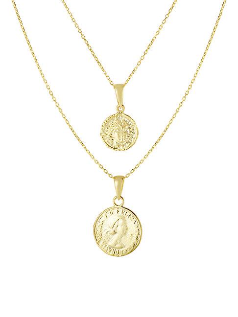Chloe & Madison 18k Yellow Goldplated Sterling Silver Pendant Necklace