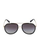 Dolce & Gabbana 55mm Aviator Sunglasses