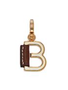 Burberry Leather-wrapped B Letter Charm Enhancer