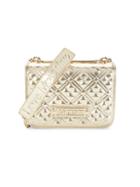 Love Moschino Metallic Quilted Shoulder Bag