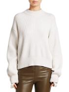 Helmut Lang Cotton & Wool Ribbed Sweater