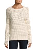 Zero Degrees Celsius Perforated Wool-blend Pullover