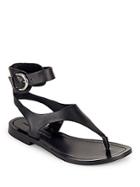 Sigerson Morrison Adria Leather Ankle-buckle Sandals