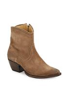 Frye Sacha Leather Ankle Boots