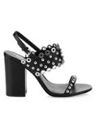 Ash Lucy Embellished Leather Sandals