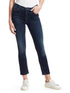 Mother Swooner Super High-rise Ankle Jeans
