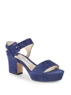 Jimmy Choo Harriet Suede Ankle Strap Sandals