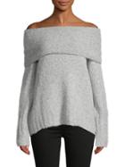 Vince Off-the-shoulder Alpaca-blend Sweater