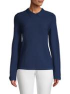 A.p.c. Mireille Crepe Collared Sweater