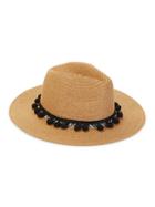 Marcus Adler Pompom Trim Panama Hat