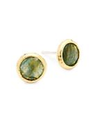 Gurhan Turquoise & Sterling Silver Round Stud Earrings