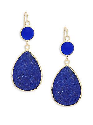 Panacea Lapis Lazuli Beaded Earrings