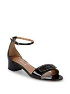 Bally Logo Patent Leather Sandals