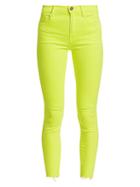 J Brand Alana High-rise Neon Crop Skinny Jeans