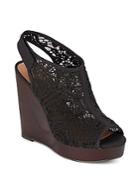 Lucky Brand Rezdah 2 Lace Wedge Sandals