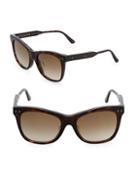 Bottega Veneta 54mm Square Sunglasses