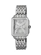 Gv2 Women's Bari Multi Silvertone Stainless Steel Diamond Watch