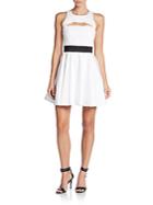 Milly Cut-out Flare Dress