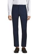 Theory Jake Slim-fit Grid Glenn Wool Suit Pants